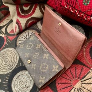 Authentic Louis Vuitton Women’s Vintage Leather Monogram Wallet.